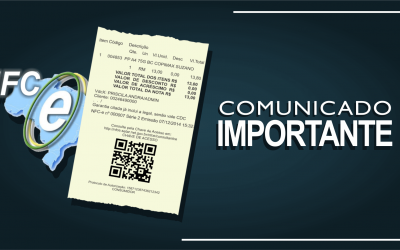 Nota Fiscal de Consumidor Eletrônica (NFC-e) – COMUNICADO